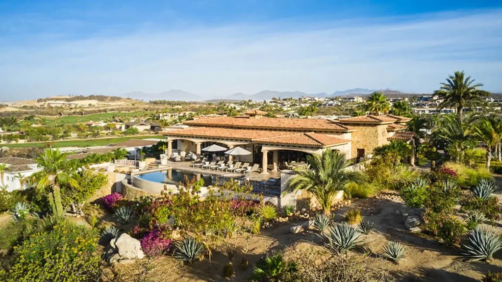 Resort-style amenities offered with Modern Luxury Homes in Cabo for sale in exclusive communities