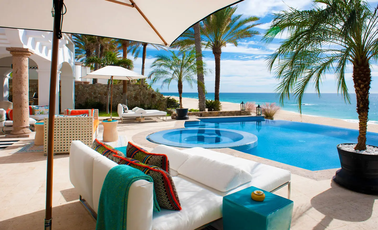 Oceanfront Modern Luxury Homes in Cabo for sale featuring contemporary architecture and sea views