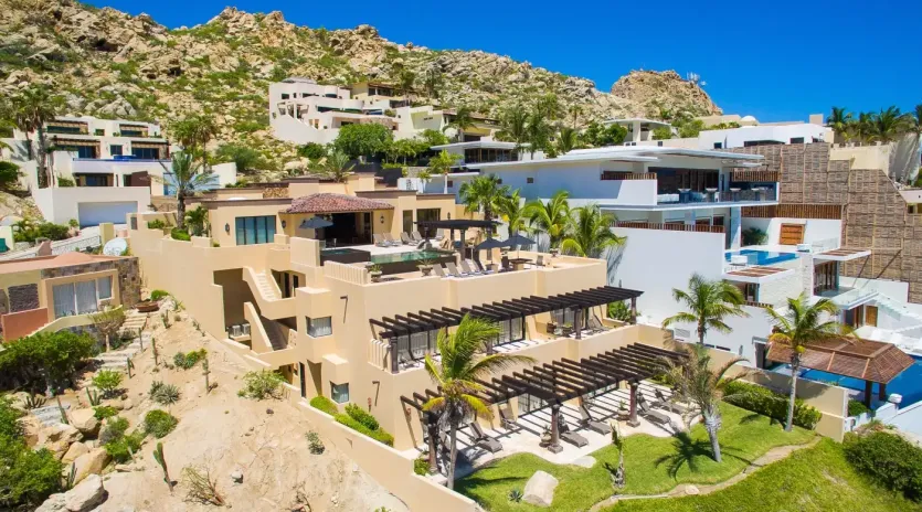 Interior design of Modern Luxury Homes in Cabo for sale with open layouts and high-end finishes