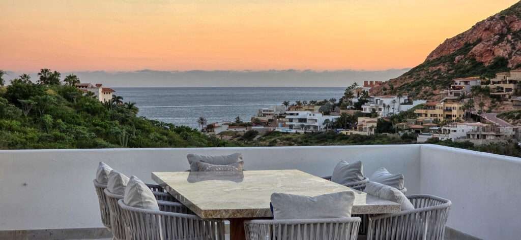 Los Cabos Rancho Cerro Colorado Casa Kiki showcases thoughtful design and premium upgrades. Originally built in 2011 with 3,228 sq ft of AC space, it was fully remodeled and expanded in 2023. The new layout integrates 2,376 sq ft of the original home with 2,419 sq ft of new construction, including a top-floor master suite and a 389 sq ft garage—totaling about 4,800 sq ft of air-conditioned living.Upgrades include new flooring, custom cabinetry, granite and quartz surfaces, designer lighting, and premium appliances. Open living areas connect seamlessly to terraces, pool, and outdoor kitchen, blending modern coastal style with comfort.Whether as a full-time residence or a luxurious vacation retreat, Casa Kiki stands out as a rare opportunity. The main house now features three spacious bedrooms, a full-size office, a sleek TV room, and a chef's kitchen designed for entertaining. A separate two-bedroom casita with single beds offers privacy for guests or extended family, while the addition of a gym, pool, spa, and landscaped garden creates a true resort-style experience at home.With solar panels for energy efficiency and breathtaking ocean – 22 Corsarios, San Jose Corridor, BS