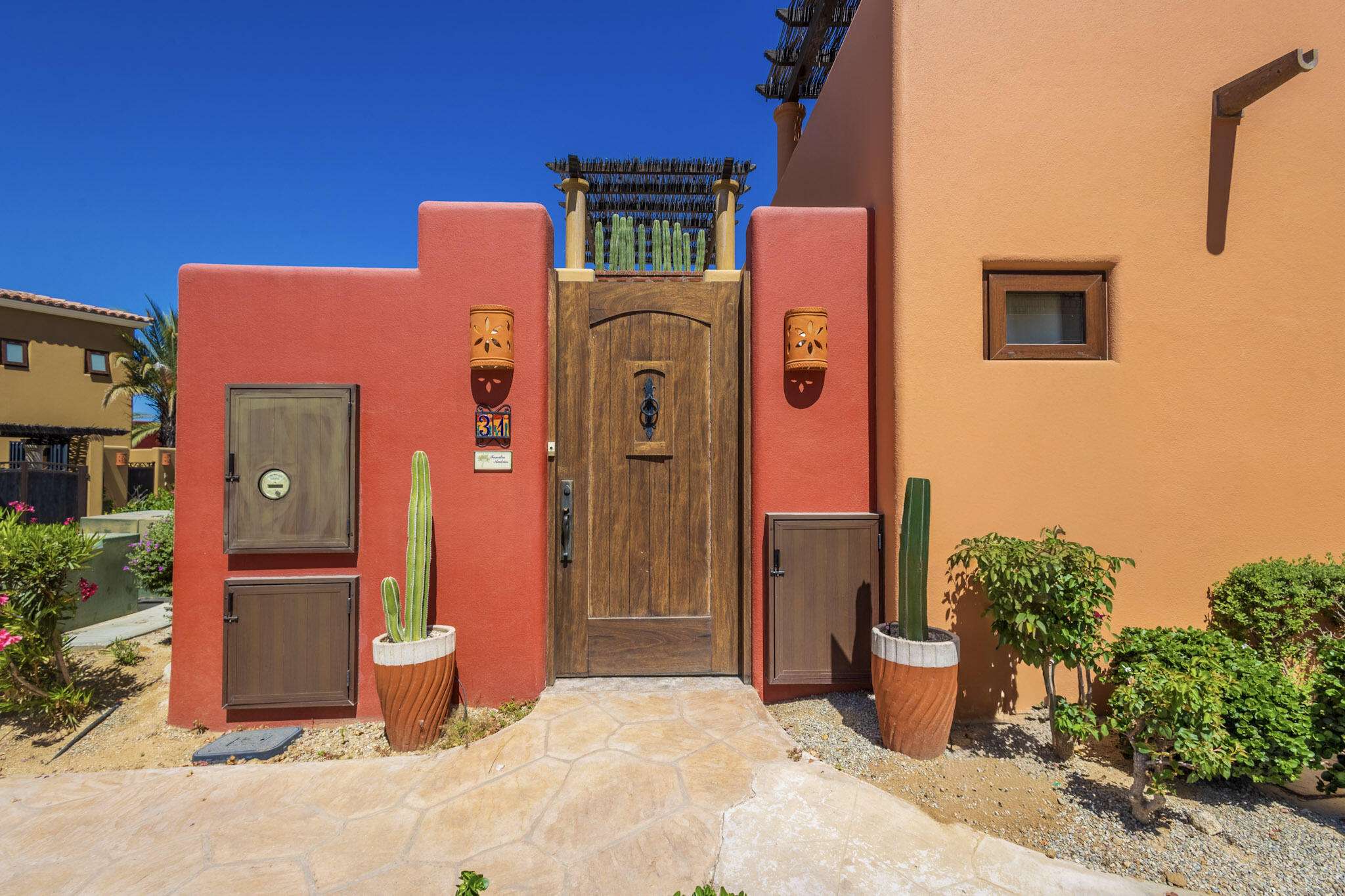 Los Cabos Sierra Dorada Discover a unique brand new residence inside Sierra Dorada. A measured, low-density community set along the Cabo corridor. Completed in 2025, this four bedroom, four-and-a-half-bathroom home has never been lived in. It arrives as it was built: untouched, and ready to become yours.Picture your mornings on the second floor, where your bedroom face outward toward the Sea of Cortez, and natural light fills the rooms before the day begins. Imagine the first floor as the center of your daily life, an open-plan living and dining space designed for wide movement, with a service room tucked at the rear.The front-facing lot arrives as open ground, a blank canvas ready to be shaped into a native Baja California Sur garden, planted with the desert species that define this landscape. Within Sierra Dorada community you can find a shared pool area surrounded by green gardens. Beyond the gates, recreational centers, schools, golf courses, and retail are all within immediate reach. Discover a location that places you ten minutes from downtown Cabo San Lucas, and swimmable beaches lie just a short drive away. for sale