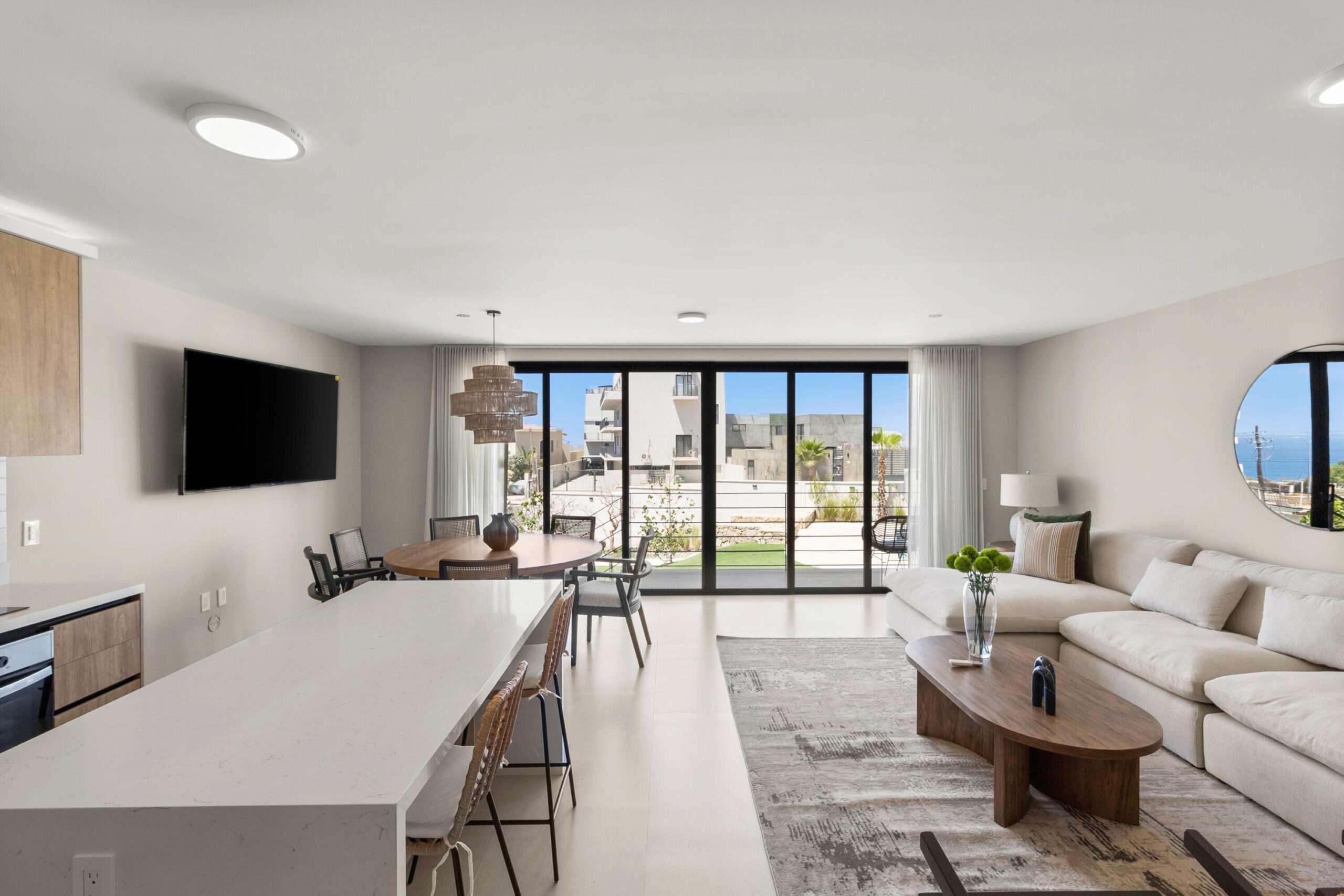 Los Cabos Sierra Dorada Discover a unique brand new residence inside Sierra Dorada. A measured, low-density community set along the Cabo corridor. Completed in 2025, this four bedroom, four-and-a-half-bathroom home has never been lived in. It arrives as it was built: untouched, and ready to become yours.Picture your mornings on the second floor, where your bedroom face outward toward the Sea of Cortez, and natural light fills the rooms before the day begins. Imagine the first floor as the center of your daily life, an open-plan living and dining space designed for wide movement, with a service room tucked at the rear.The front-facing lot arrives as open ground, a blank canvas ready to be shaped into a native Baja California Sur garden, planted with the desert species that define this landscape. Within Sierra Dorada community you can find a shared pool area surrounded by green gardens. Beyond the gates, recreational centers, schools, golf courses, and retail are all within immediate reach. Discover a location that places you ten minutes from downtown Cabo San Lucas, and swimmable beaches lie just a short drive away. for sale