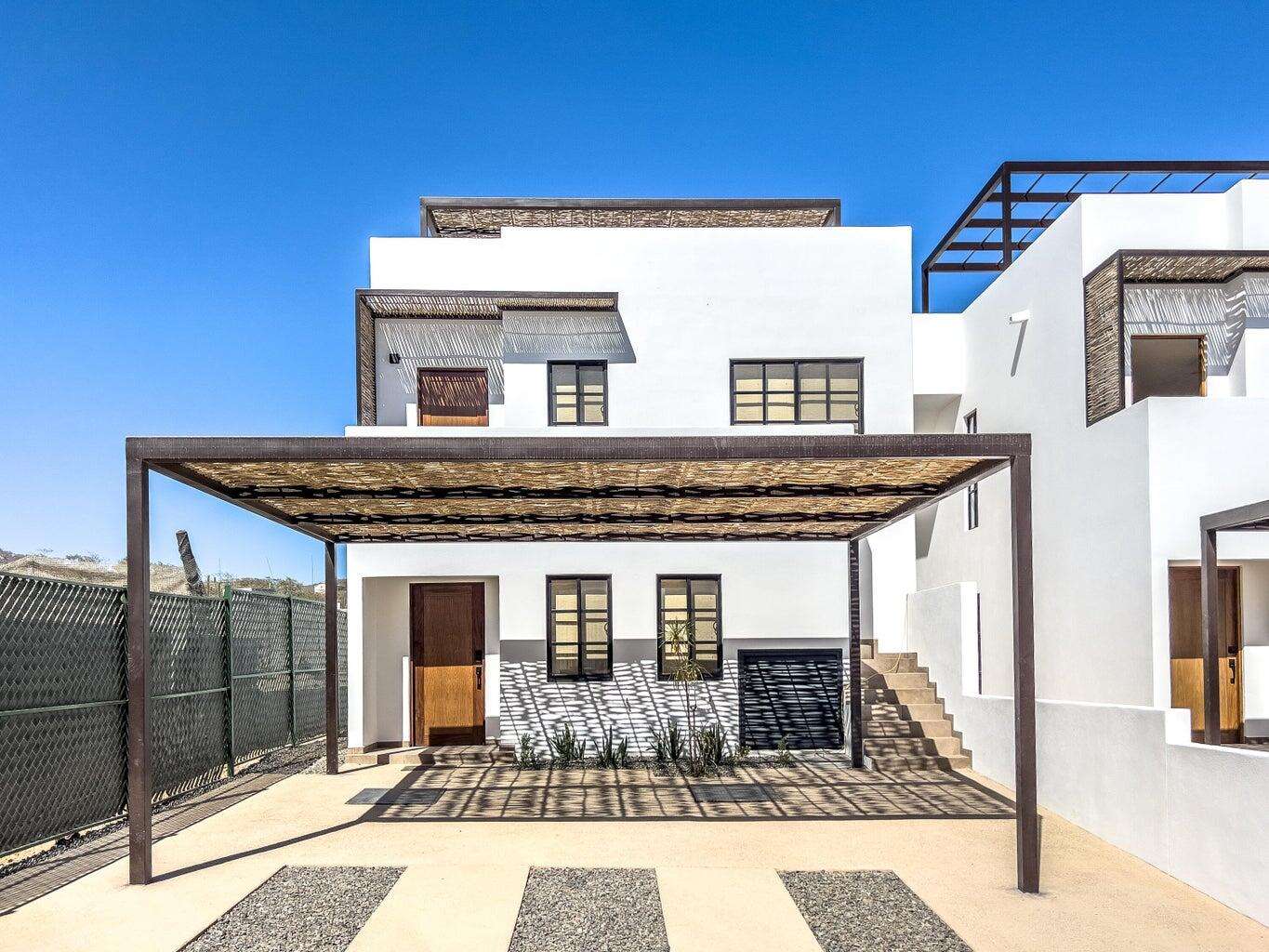 Los Cabos Punto Nima Experience luxury coastal living in this stunning, turnkey two-bedroom, two-bathroom penthouse, ideally situated in the heart of San José del Cabo. This contemporary residence combines elegant design with comfort and convenience, offering a perfect retreat for those seeking a refined lifestyle in one of Baja California's most vibrant destinations.The spacious open-concept layout is filled with natural light and features high-end finishes throughout. The highlight of this home is the private rooftop terrace—your own exclusive oasis with panoramic for sale
