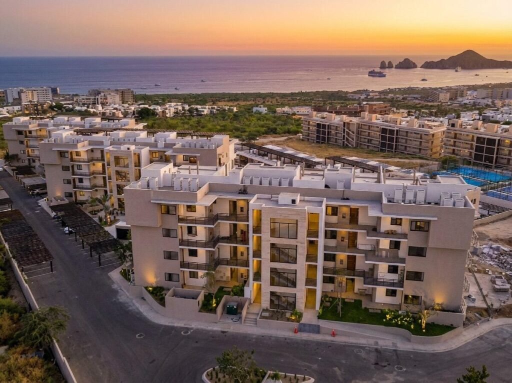 Los Cabos Alba Residences Discover the epitome of affordable luxury living at the newly launched Alba Residences. Strategically located just steps from the main highway, this property offers unparalleled accessibility and convenience. In addition to residential units, Alba features commercial spaces on the first two floors, enhancing the overall living experience for residents. We are pleased to announce that the final units are still available at pre-sale pricing. For further information, please do not hesitate to contact me. Finishings extra.PRICE IS BASED. Descubra el epítome de la vida de lujo asequible en las recién inauguradas Alba Residences. Estrategicamente ubicadas a solo unos pasos de la carretera principal, esta propiedad ofrece una accesibilidad y conveniencia inigualables. Además de las unidades residenciales, Alba cuenta con espacios comerciales en los primeros dos pisos, mejorando la experiencia de vida en general para los residentes. Nos complace anunciar que las últimas unidades aún están disponibles a precios de pre-venta. Para más información, no dude en ponerse en contacto conmigo. Acabados extra – Salomon 2 Bed Tower B, Cabo Corridor, BS
