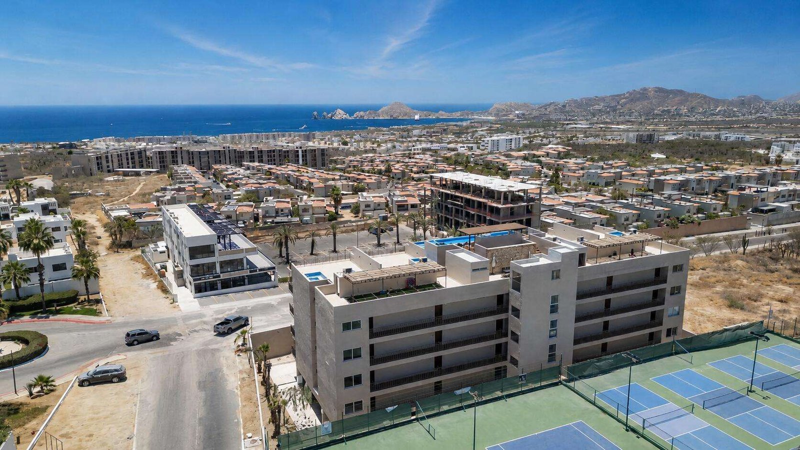 Los Cabos Balena Smart coastal living meets modern comfort at Balena Los Cabos. This low-density development with only 24 residences offers spacious 3-bedroom condos designed for comfortable living and strong investment potential in one of Cabo's fastest-growing areas.Ready to move in and fully completed, these modern residences feature quality finishes, open layouts, underground parking with elevator access, and spectacular ocean and Arch – Tezal Sea of cortez, Cabo Corridor, BS