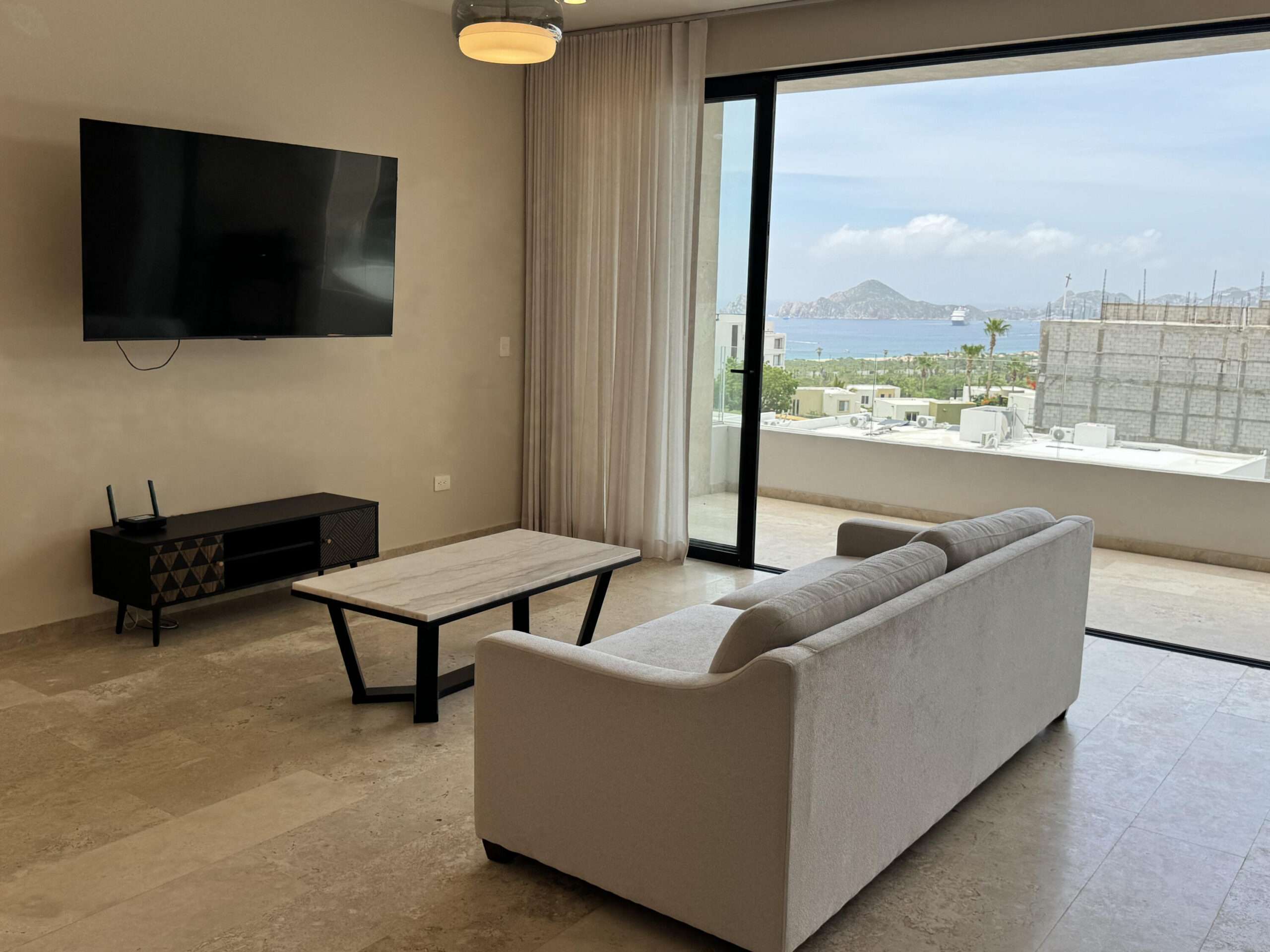 Los Cabos Tortuga Bay Wake up to the sound of the Sea of Cortez at Tortuga Bay, a move-in-ready beachfront community in the heart of San Jose del Cabo. With owners already onsite and 60-day closings available, this is a rare opportunity to own a brand-new beachfront residence ready to enjoy immediately or place into a rental program. Residents enjoy resort-style amenities including pools, Jacuzzi spas, fitness center, pickleball courts, BBQ areas, and direct beach access within a secure gated community. Unit 3415 is a beautifully designed 2BR/2BA residence with over 1,600 sq.ft. of beachfront living, featuring open-concept living and dining areas, spacious bedrooms, premium finishes, and a large covered terrace ideal for enjoying ocean breezes and Cabo sunsets. for sale